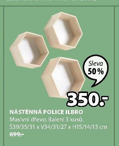 NÁSTĚNNÁ POLICE ILBRO