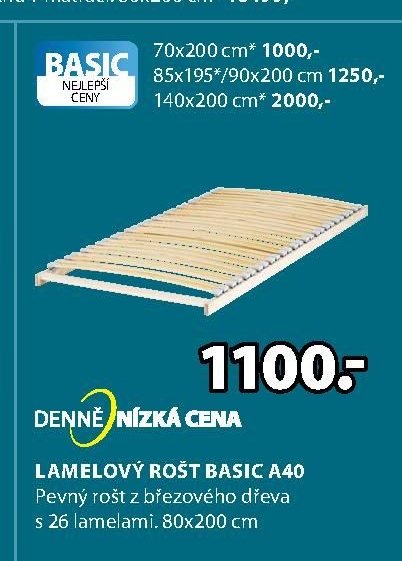 LAMELOVÝ ROŠT BASIC A40
