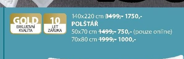 GOLD POLŠTÁŘ