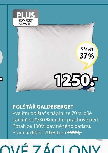 PLUS POLŠTÁŘ GALDEBERGET