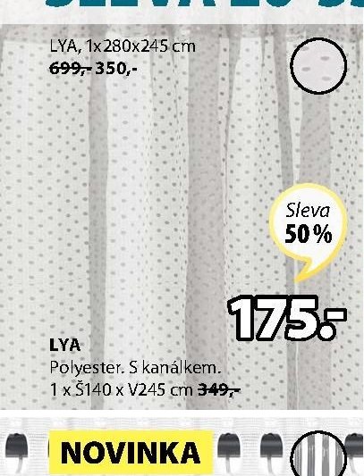 ZÁCLONA LYA