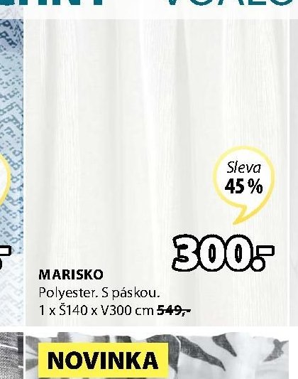 ZÁCLONA MARISKO