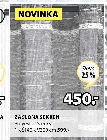 ZÁCLONA SEKKEN