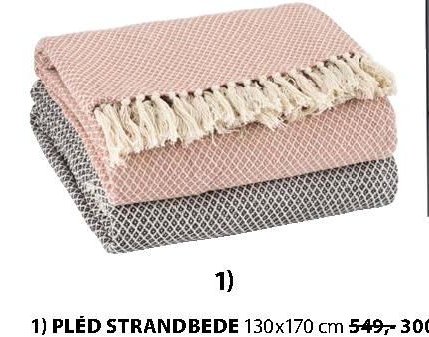 PLÉD STRANDBEDE