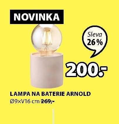 LAMPA NA BATERIE ARNOLD