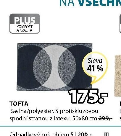 TOFTA koupelnová předložka