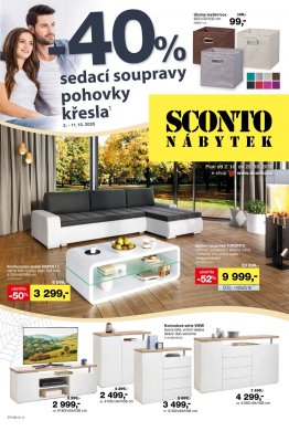 akční leták Sconto nábytek 2.10.2020-11.10.2020