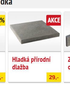 Hladká přírodní dlažba