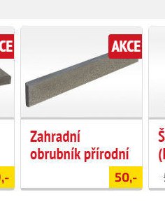Zahradní obrubník přírodní