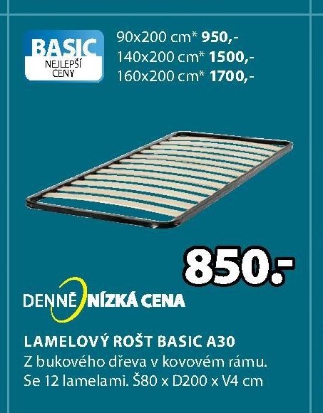 BASIC LAMELOVÝ ROŠT BASIC A30