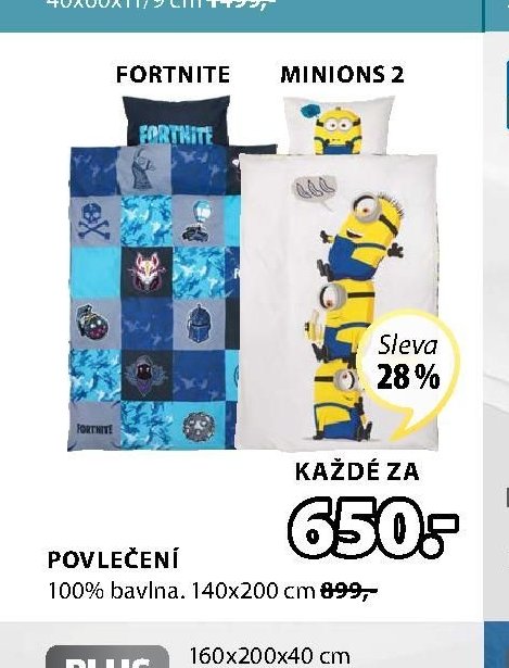 POVLEČENÍ FORTNITE