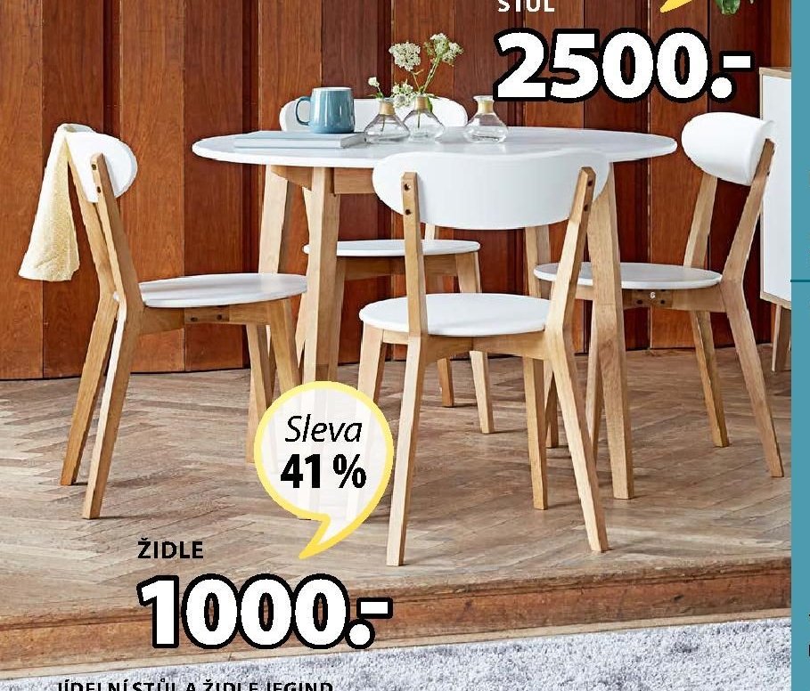 Jídelní stůl a židle JEGIND