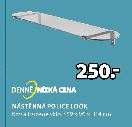 NÁSTĚNNÁ POLICE LOOK
