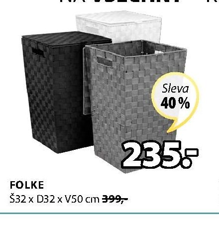 FOLKE koš na prádlo