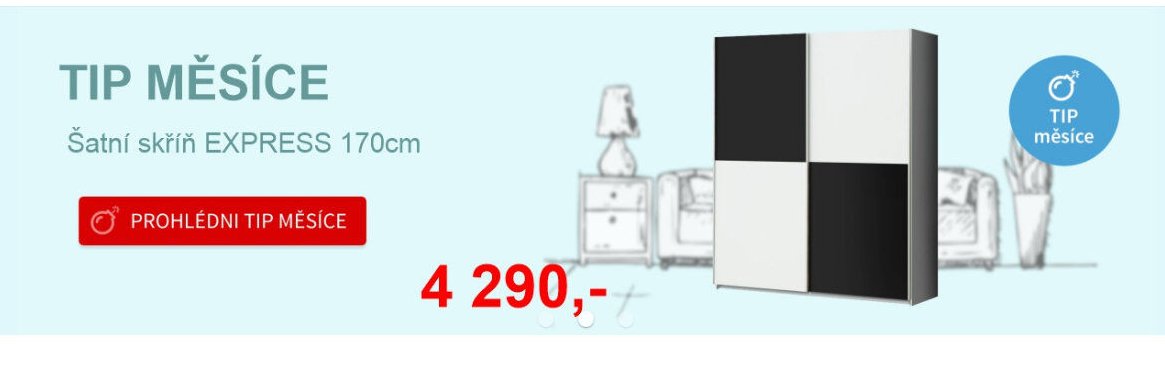 Šatní skříň EXPRESS 170cm