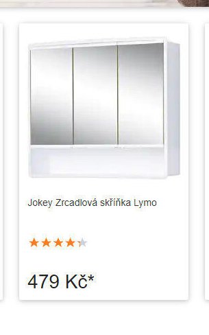 Jokey Zrcadlová skříňka Lymo