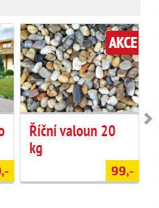 Říční valoun 20 kg