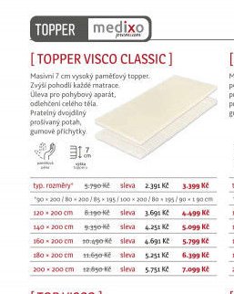 TOPPER VISCO CLASSIC