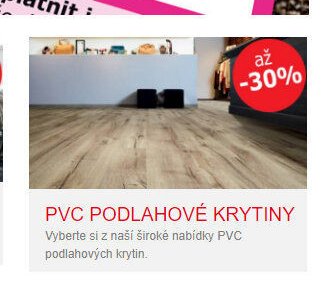 PVC podlahové krytiny