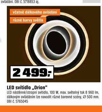 LED svítidlo „Orion“