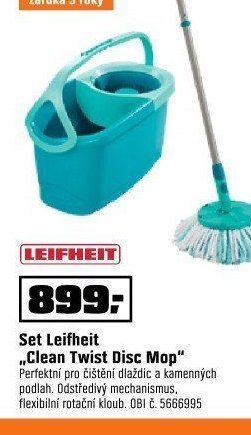 Set Leifheit „Clean Twist Disc Mop“