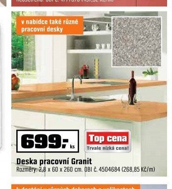 Deska pracovní Granit