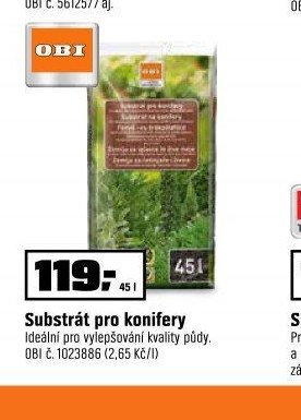 Substrát pro konifery