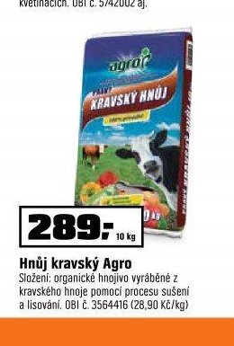 Hnůj kravský Agro