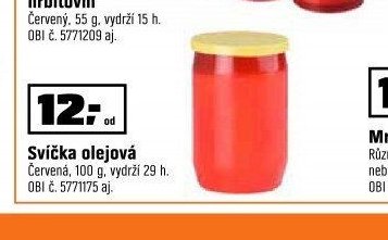 Svíčka olejová