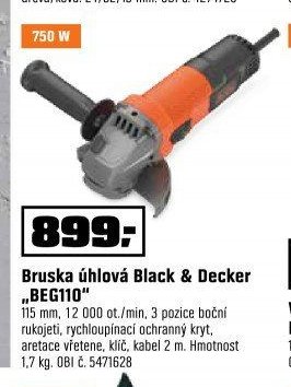 Bruska úhlová Black & Decker BEG110