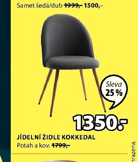 JÍDELNÍ ŽIDLE KOKKEDAL