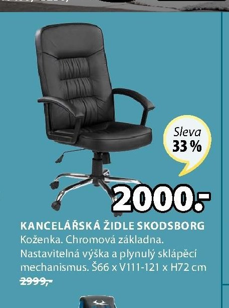 KANCELÁŘSKÁ ŽIDLE SKODSBORG