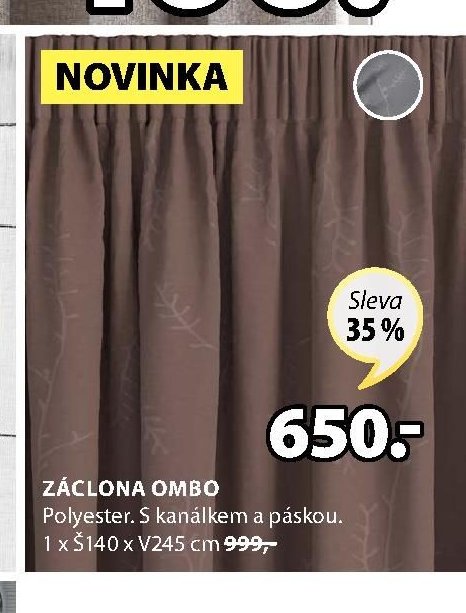 ZÁCLONA OMBO