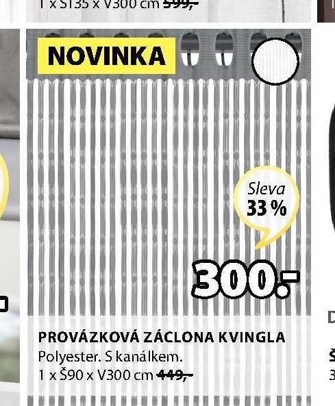 PROVÁZKOVÁ ZÁCLONA KVINGLA