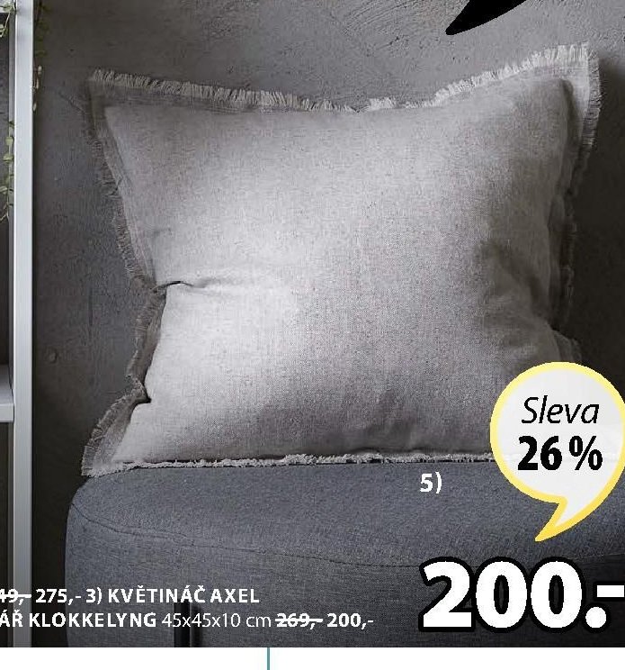 Dekorační polštář KLOKKELYNG