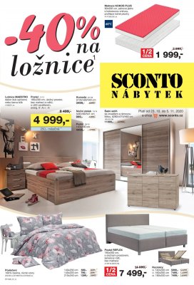 akční leták Sconto nábytek 23.10.2020-5.11.2020