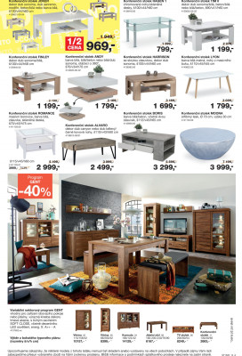 akční leták Sconto nábytek 23.10.2020-5.11.2020