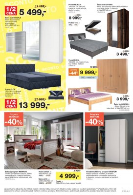 akční leták Sconto nábytek 23.10.2020-5.11.2020