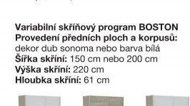 Variabilní skříňový program BOSTON