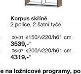 Korpus skříně