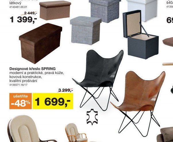 Designové křeslo SPRING