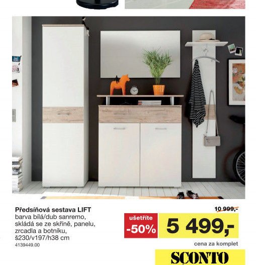 Předsíňová sestava LIFT