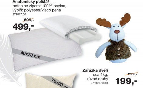 Anatomický polštář