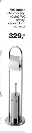WC stojan chromovaný