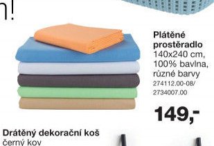 Plátěné prostěradlo