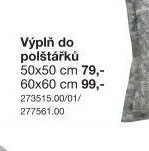 Výplň do polštářků