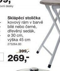 Sklápěcí stolička