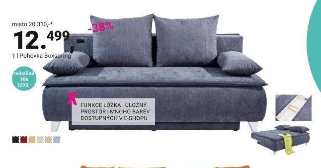 Pohovka Boxspring