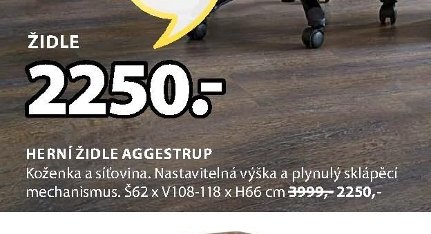 HERNÍ ŽIDLE AGGESTRUP