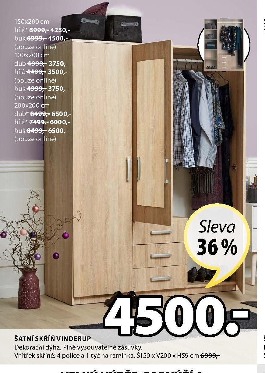ŠATNÍ SKŘÍŇ VINDERUP